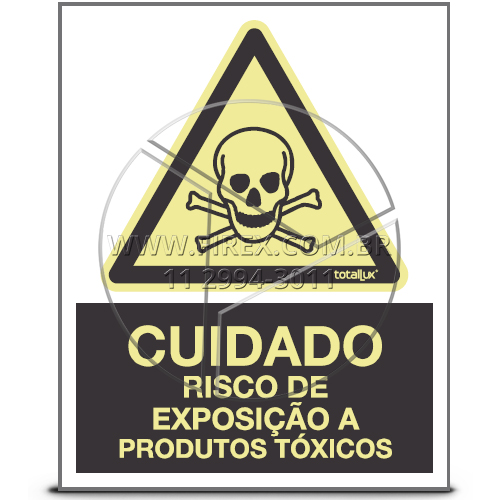 Acesso Placas e Sinalizações – Perigo tóxico – Ultrapack